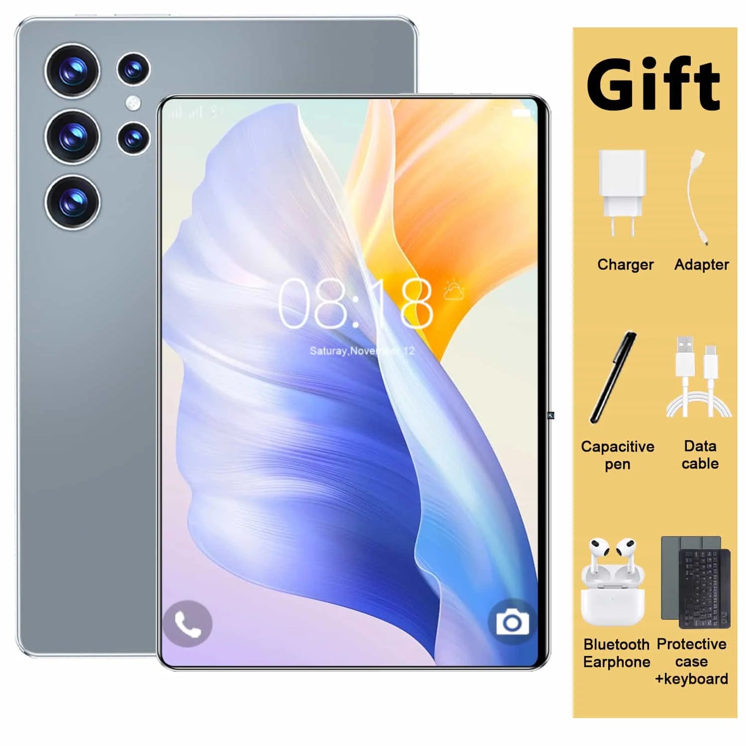 5G 2026 Global New 10.36 inch tablet Android 13 16GB 1TB 20000mAh 4K HD 5G WIFI Bluetooth WPS tablets