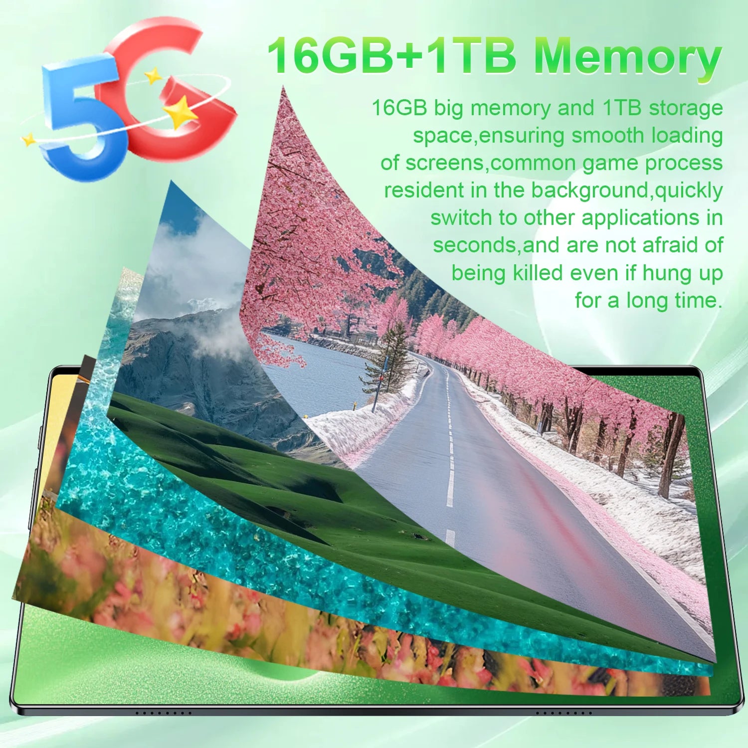2026 10.36Inch Tablet Android 16GB RAM 1TB ROM 16MP 32MP Android 13.0 20000mAh 14 core 5G Dual SIM Bluetooth WiFi GPS Global Version