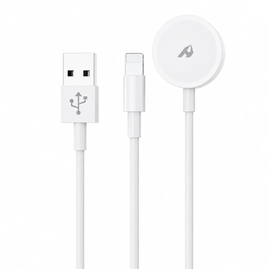 2 in 1 Magnetic Charger Apple Watch + Lightning Usb-A 10W