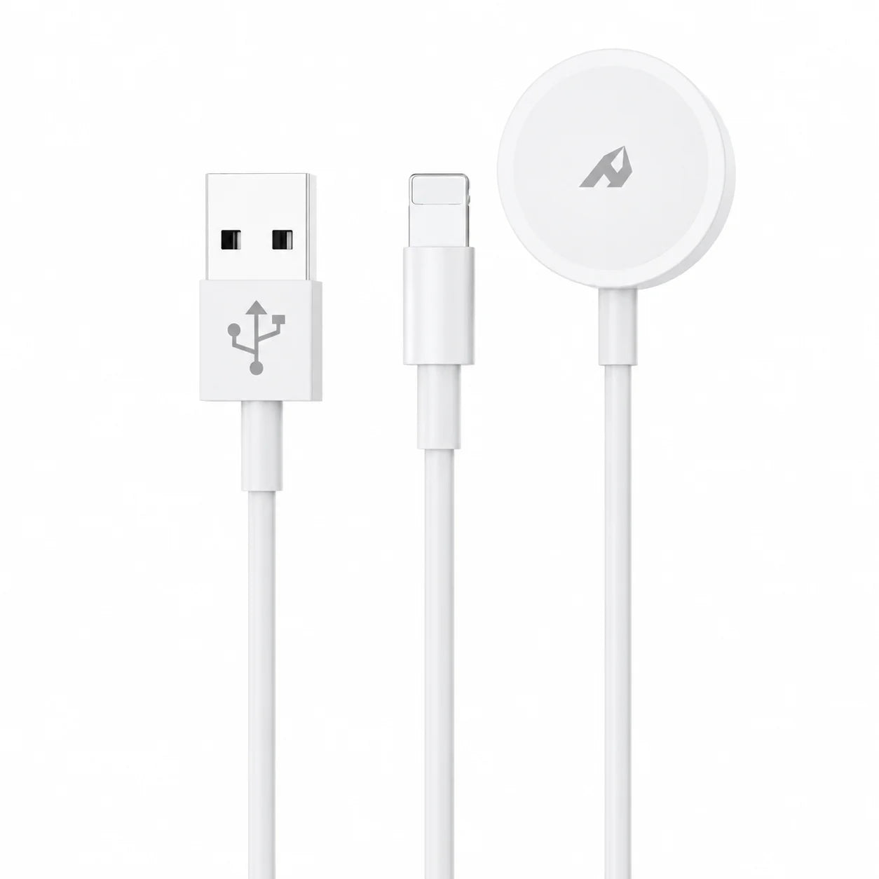 2 in 1 Magnetic Charger Apple Watch + Lightning Usb-A 10W