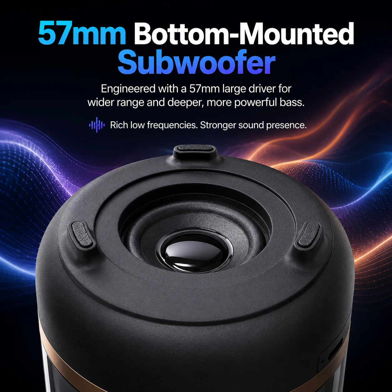 2026 Portable Wireless Soundbar Bluetooth 5.0 Home Theater TWS Speaker Hi-Fi Acoustic Breathing Lamp Subwoofer for Android & IOS