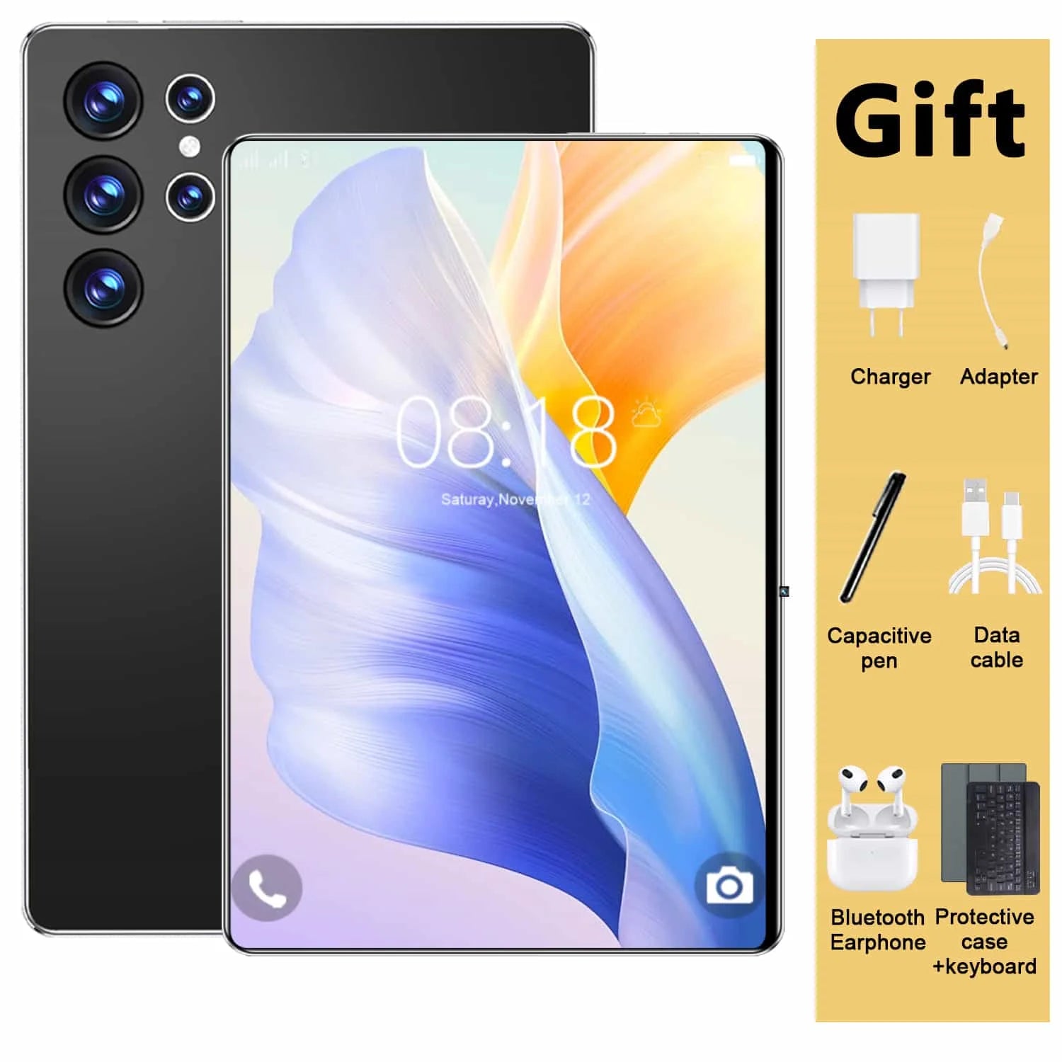5G 2026 Global New 10.36 inch tablet Android 13 16GB 1TB 20000mAh 4K HD 5G WIFI Bluetooth WPS tablets
