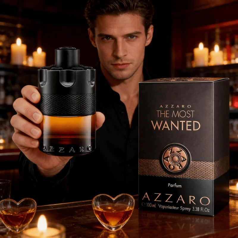 AZZARO The Most Wanted Parfum Luxurious Men’s Fragrance, Perfect Valentine’s Day Gift for Him men’s cologne light perfume