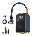 EAFC Wireless Car Air Compressor Air Pump Electric Tire Inflator Pump for Motorcycle Bicycle AUTO Tyre with Digital Display