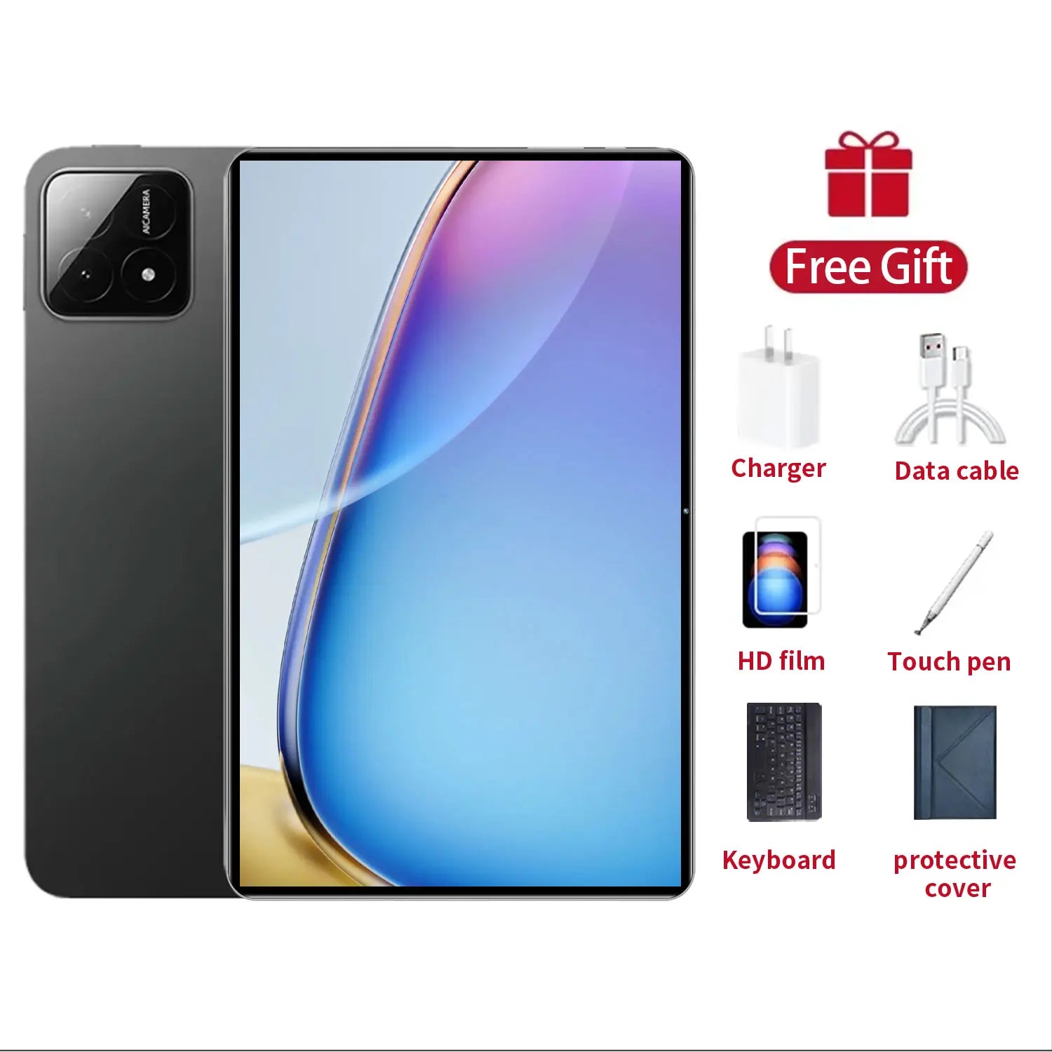 5G 2026 Global New 10.36 inch tablet Android 13 16GB 1TB 20000mAh 4K HD 5G WIFI Bluetooth WPS tablets