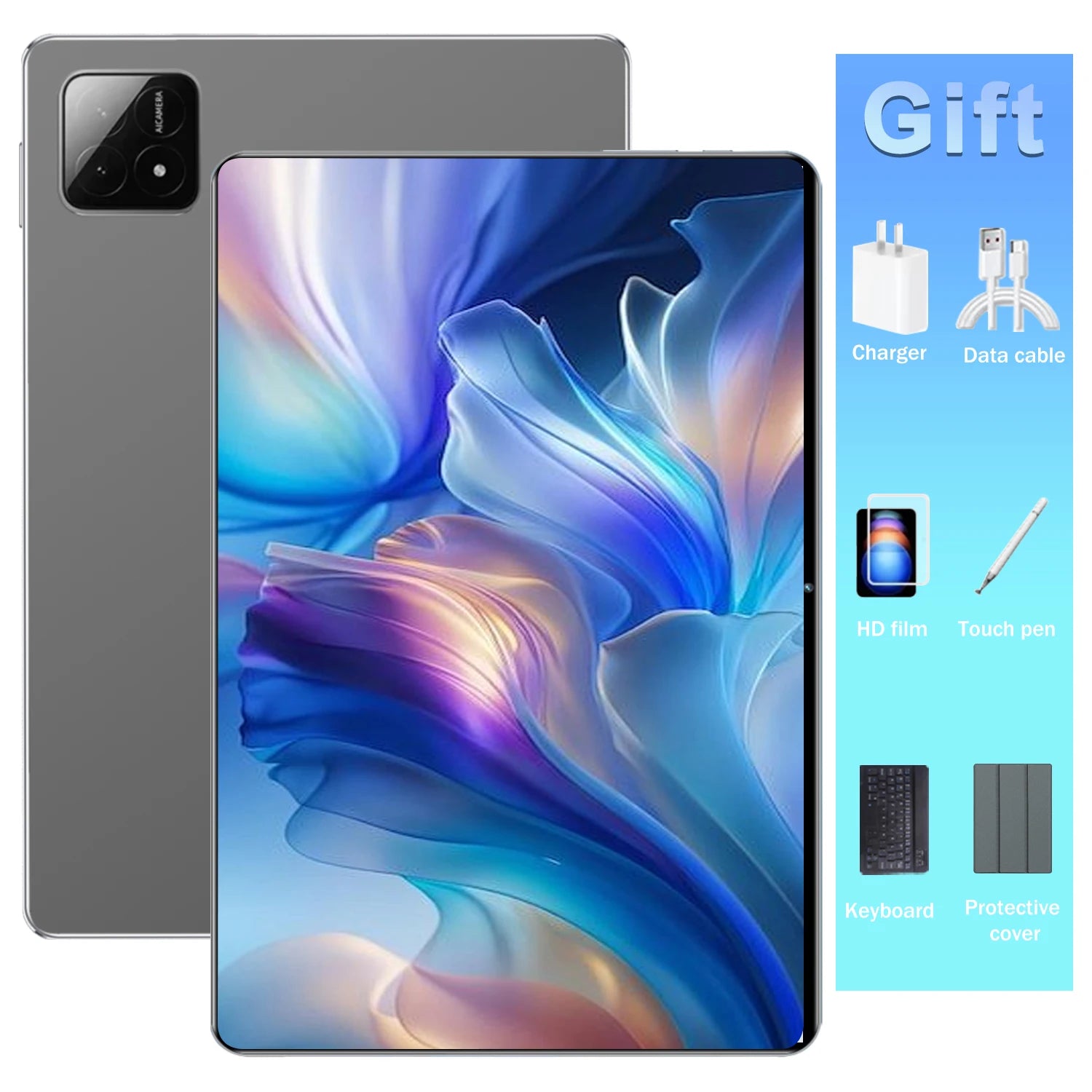 2026 10.36Inch Tablet Android 16GB RAM 1TB ROM 16MP 32MP Android 13.0 20000mAh 14 core 5G Dual SIM Bluetooth WiFi GPS Global Version