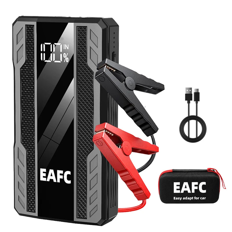 EAFC 2000A / 600A Car Jump Starter Portable Power Bank  Car Battery Booster 12V Auxiliary Starting Device for Diesel Gasoline