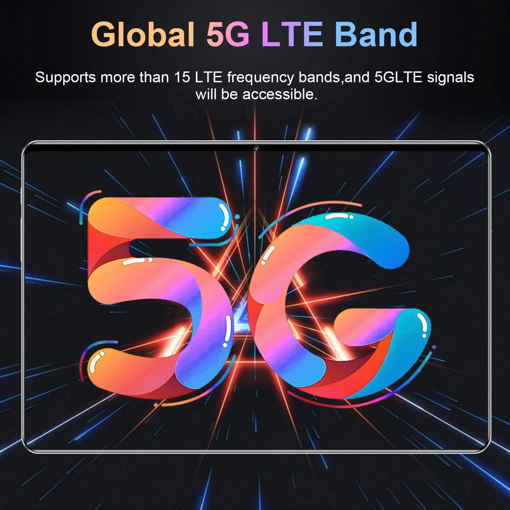 5G 2026 Global New 10.36 inch tablet Android 13 16GB 1TB 20000mAh 4K HD 5G WIFI Bluetooth WPS tablets