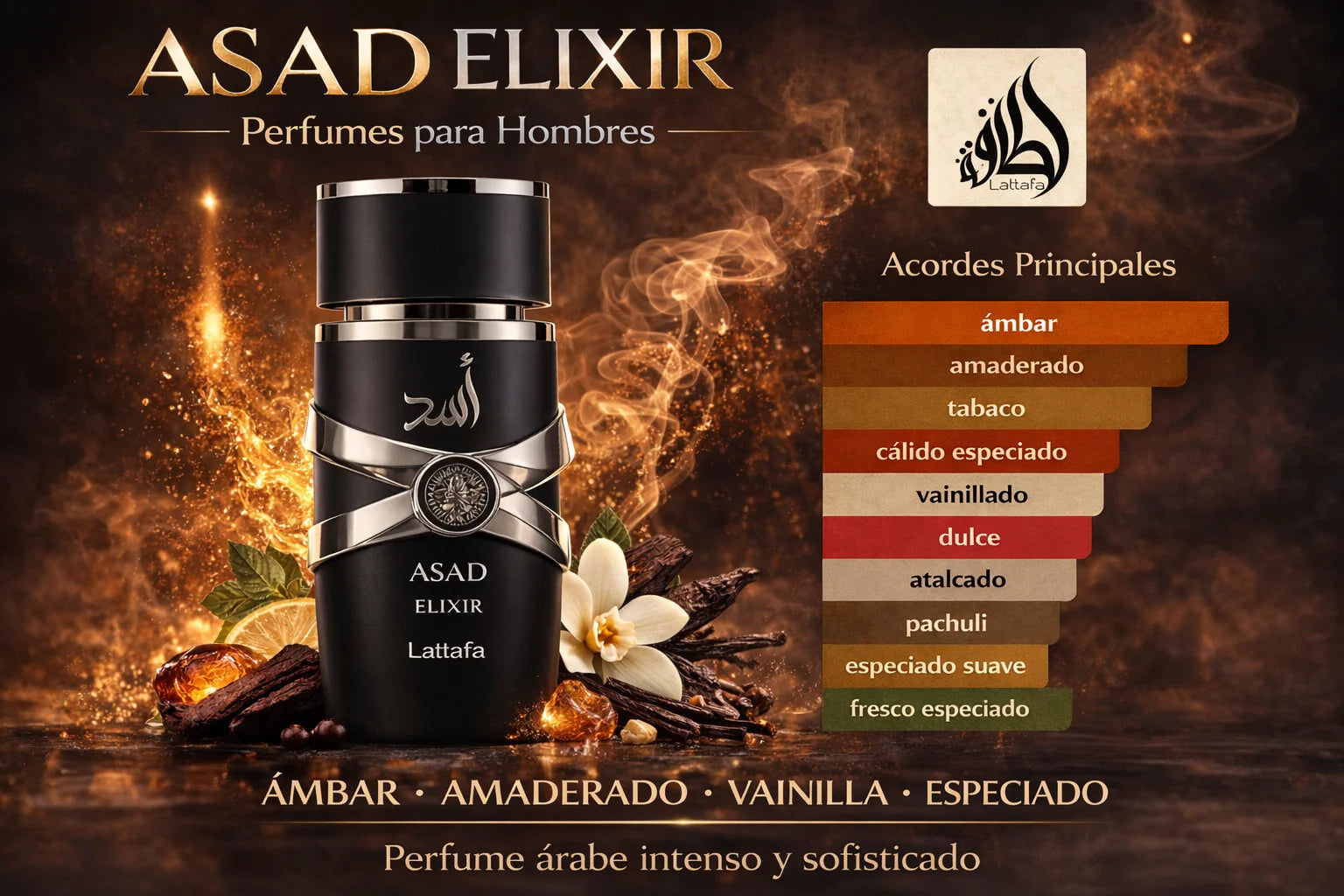 Lattafa asad eau de parfum 100 ml men – asad or asad elixir version – long lasting original