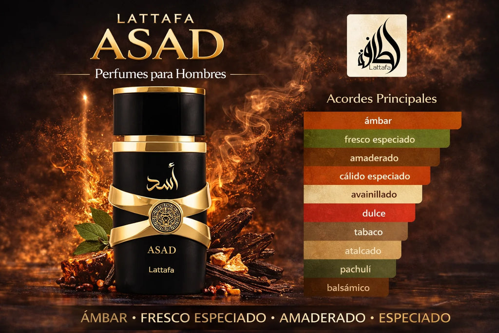 Lattafa asad eau de parfum 100 ml men – asad or asad elixir version – long lasting original