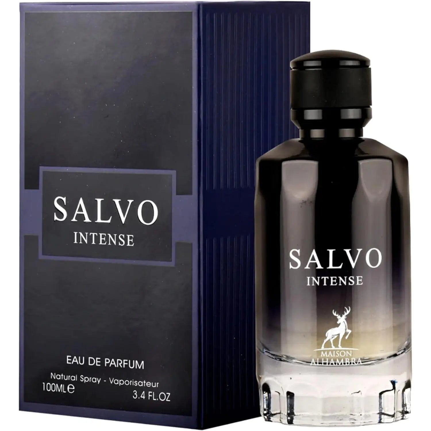 Salvo intense edp 100 ml - maison alhambra - elegant and long-lasting perfume for men