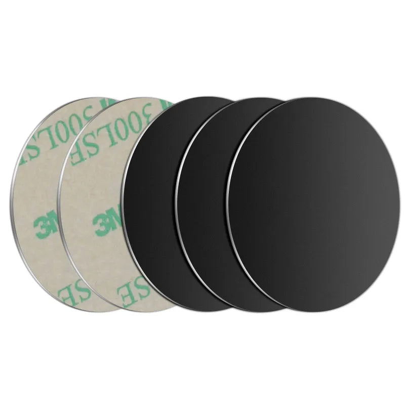 5pcs Sticker Metal Plate disk iron sheet for Magnet Mobile Phone Holder For Magnetic Car Phone Stand holders