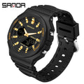 SANDA Outdoor Sports Watches Men Ms LED Digital Watches Military Waterproof Date Electronic Watch Boy Girl Relogio Masculino