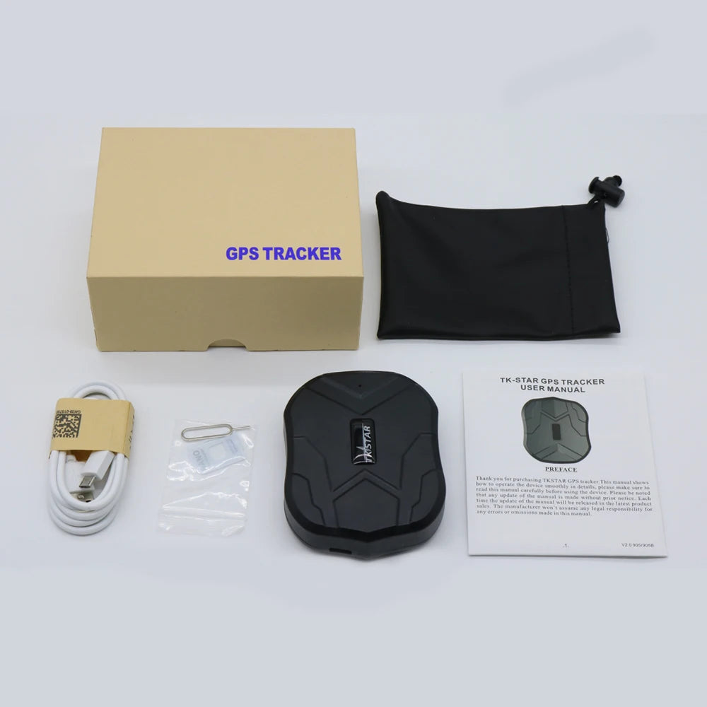 Car Tracker 4G GPS Tracker Car 10000mAh 4G TKSTAR TK905B GPS Locator Waterproof GPS Tracker Auto Magnet Free Web APP PK TK915