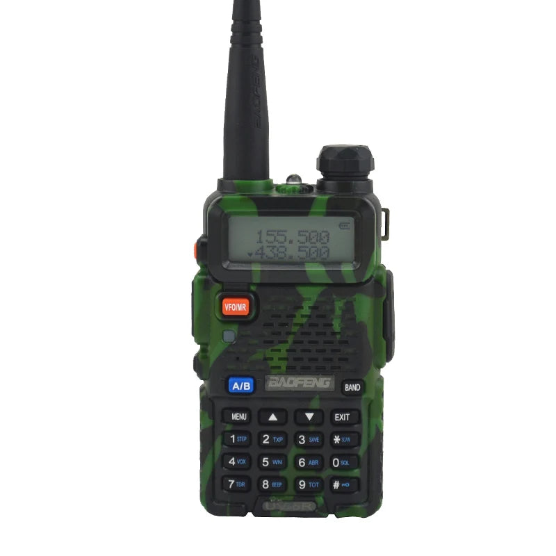 BAOFENG UV-5R Dual Band VHF/UHF 136-174MHz & 400-520MHz FM Portable Two way radio handheld Walkie talkie 5r BF-UV5R