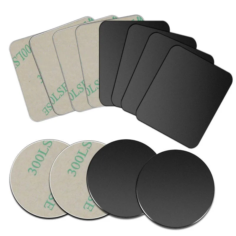 5pcs Sticker Metal Plate disk iron sheet for Magnet Mobile Phone Holder For Magnetic Car Phone Stand holders