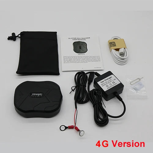 Car Tracker 4G GPS Tracker Car 10000mAh 4G TKSTAR TK905B GPS Locator Waterproof GPS Tracker Auto Magnet Free Web APP PK TK915