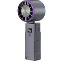 Portable Handheld Fan Desktop USB Rechargeable Foldable Fan For Real Time Display Power Cooling with Adjustable