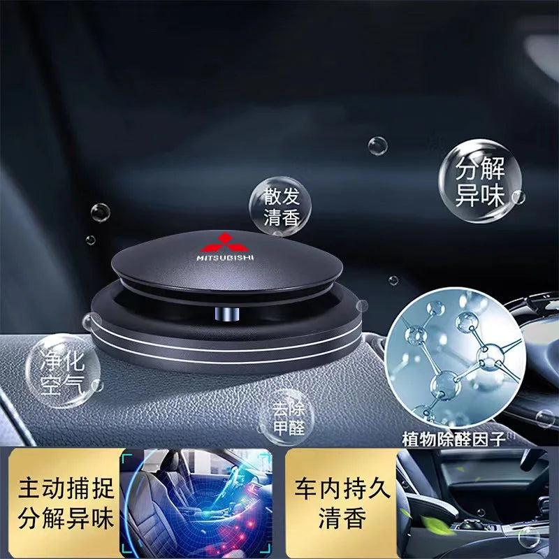 Car Air Freshener UFO Shape Solid Perfume Aroma for Mitsubishi ASX Chaveiro Lancer Outlander Pajero Auto EX Accessories