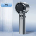 3000mah Handheld Mini Fan Electric Hand Fans Ice Compress High-Speed Cooling USBRechargeable Portable LED Digital Display