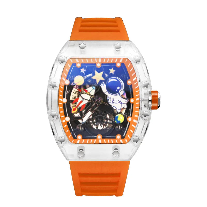 Astronaut Engraving Design Quartz Watch for Men Fashion Luminous Cool Business Watches Personality Watch Luxury Sport AAA Clock