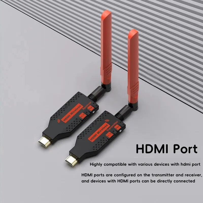 1080P 150m Wireless HDMI-Compatible 1 TX to 4 Splitter Video Transmitter Receiver for PS4 Camera Laptop PC to TV Monitor
