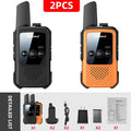BTONERA BT300 MiniWalkie Talkie  Two-way Radio 2 PCS Kids Walkie-talkie PMR/FRS Communication Radio Portable for Camping Toys