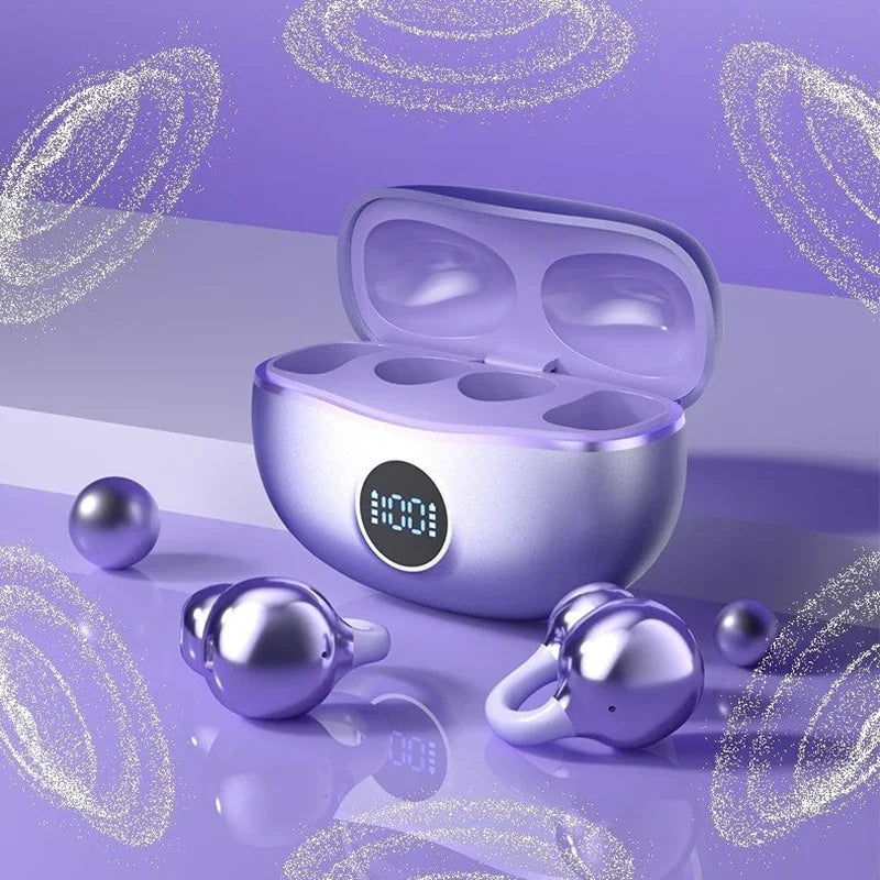 Original Sony Wireless Headphones D151 Open-back Clip-on Style, Bluetooth 5.4 Sports Earphone Hi-Fi Noise canceling Headset