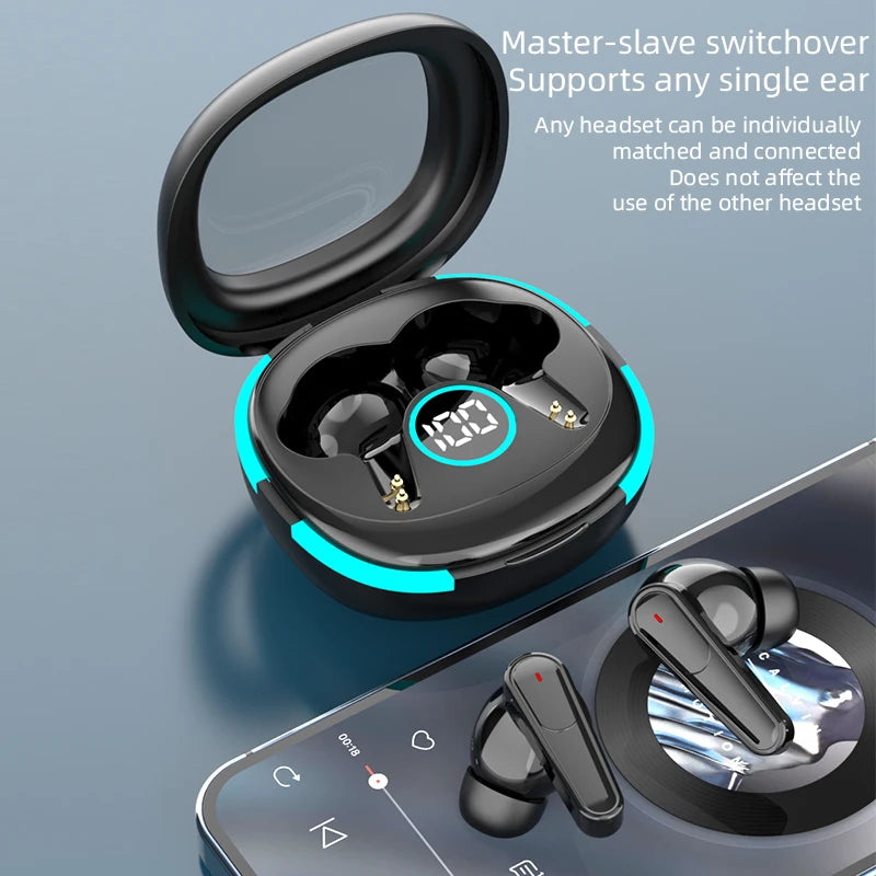 Hot Selling Plus50 ANC+ENC True Wireless Earphones, LED Digital Display, Smart Touch For iPhone Android