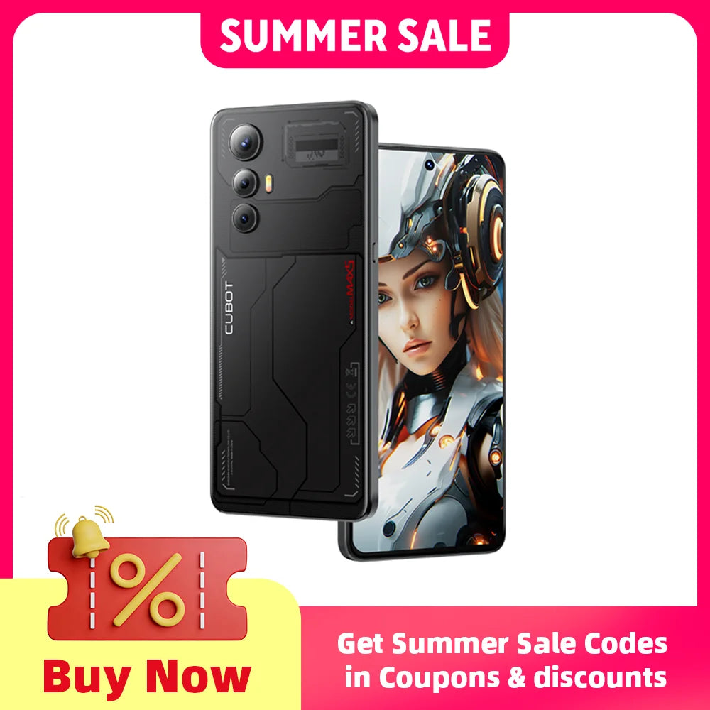 CUBOT MAX 5, Android Smartphone 5G, Dimensity 8200,4nm,  3.1GHz, 6.95-inch 144Hz Large Screen, 24+256GB,Gaming Phone,Add to Cart