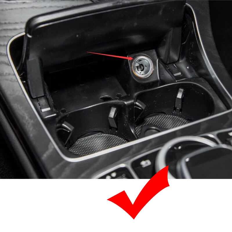 Wireless Charger For Mercedes Benz W205 C43 C63 AMG GLC43 GLC63 X253 C /GLC-Class Mobile Phone USB Charging Pad Accessories