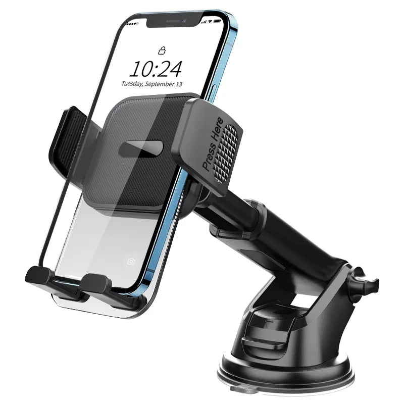 Car Cell Phone Holder Cellphone Mount for Dashboard Windshield Auto Dash Mobile IPhone Support Fit 4.7-7" Smartphone Auto Supply