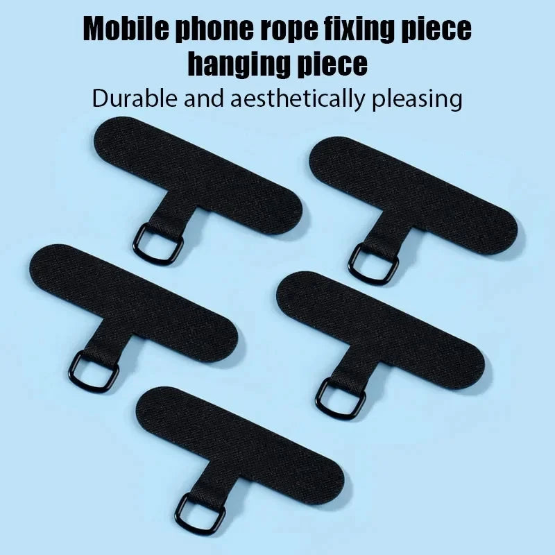10/5/1Pcs Universal Tpu Mobile Phone Anti-lost Xyun Lanyard Card Gasket Nylon Detachable Phone Hanging Cord Strap Patch Tether