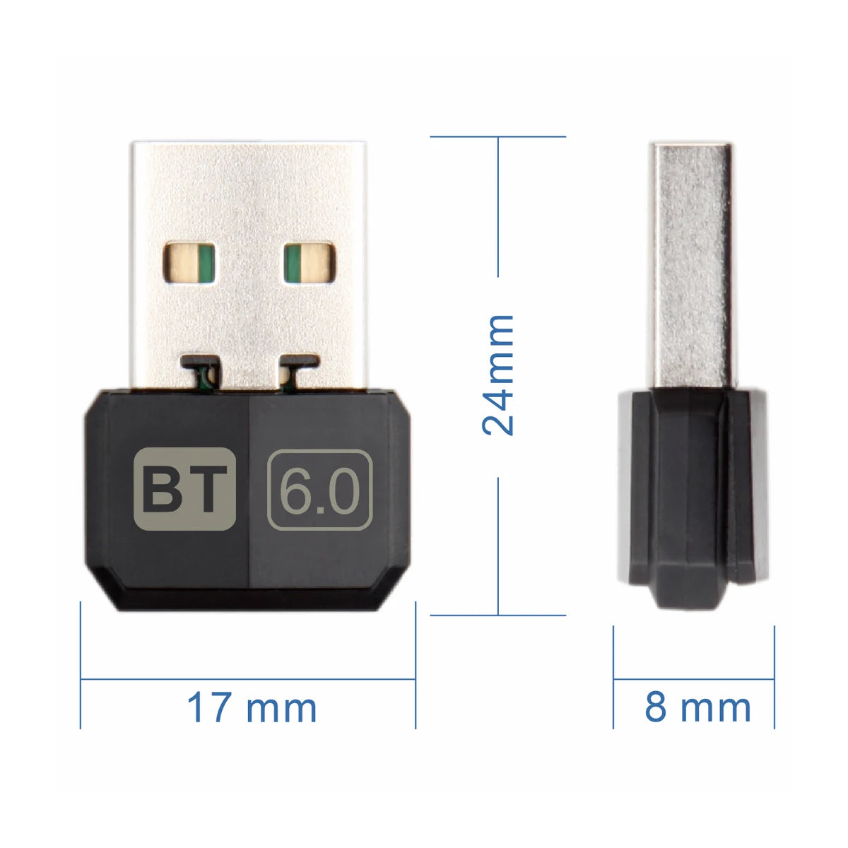 Bluetooth Adapter USB Bluetooth 6.0 5.4 for PC Dongle Wireless Mouse Keyborad Music Audio Receiver USB Transmitter