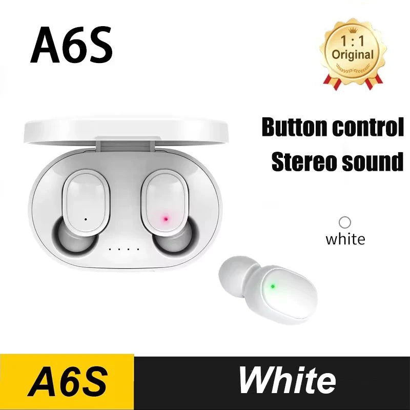 For Xiaomi Original TWS Wireless Bluetooth Earphones Sport Earbuds Noise Cancelling Headsets For Redmi Airdots iPhone Headphones