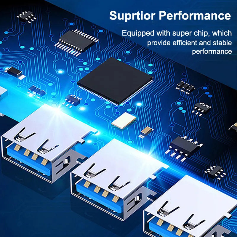 USB 3.0 Hub USB Hub  Type C Dock 4 Port Multi Splitter Adapter OTG Type C HUB for Xiaomi Huawei Macbook Pro USB 3.0 2.0
