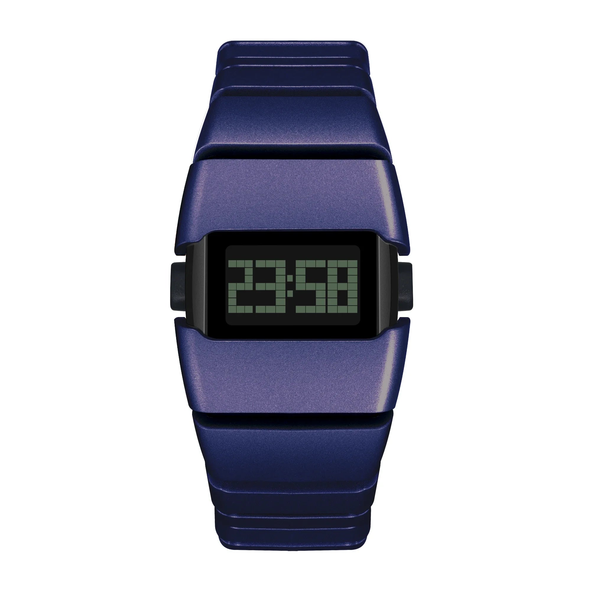 SHIYUNME Fashion Men's LED Electronic Watch Plastic Material Creative Design Unique Watch Man Casual Sports Waterproof Watch
