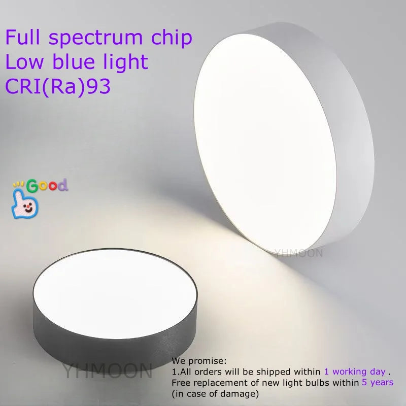 3CM Ultra-thin Anti Glare Low Blue Light Ceiling Downlight AC220V Spotlight 7W9W12W15W18W24W indoor Parlor Bedroom Aisle Store