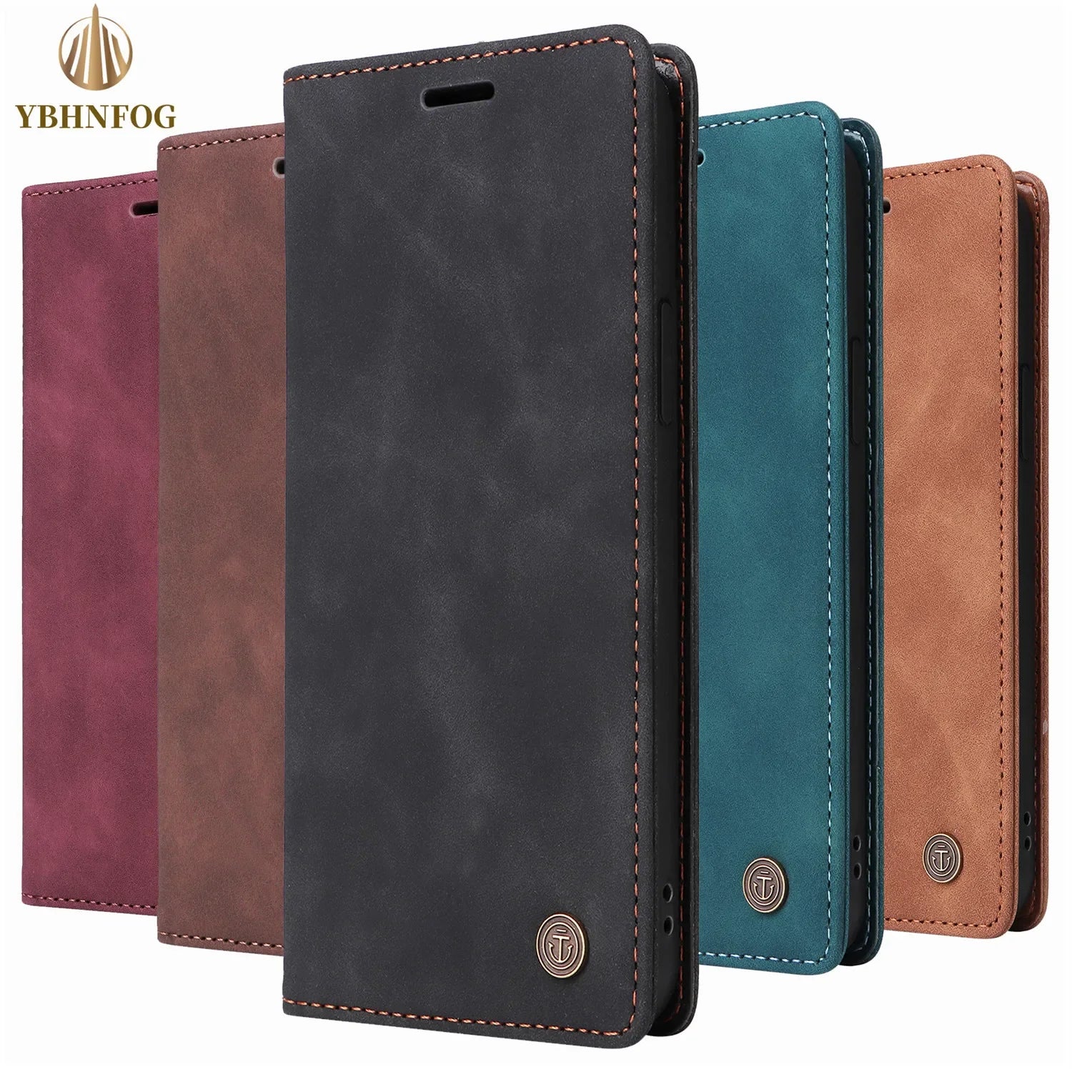 Leather Wallet Case For Samsung Galaxy A73 A56 A55 A54 A53 A36 A35 A34 A33 A25 A24 A23 A16 A26 A15 A14 A13 A04S Flip Phone Cover