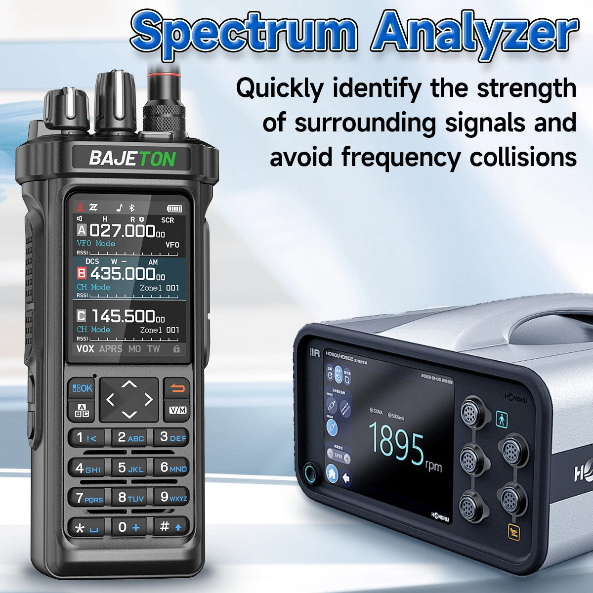 BAJETON BJ-9000 GPS APRS Walkie Talkie 10W CB 27Mhz CB/SSB/HF Bluetooth Programming NOAA ShortWave For RT-950PRO RT-950 Radio