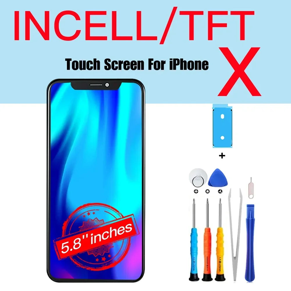 PINZHENG High Quality Screen AMOLED INCELL LCD OLED OEM For iPhone 11 12 13 Mini Pro Max XS XR MAX Display Replacement With Tool