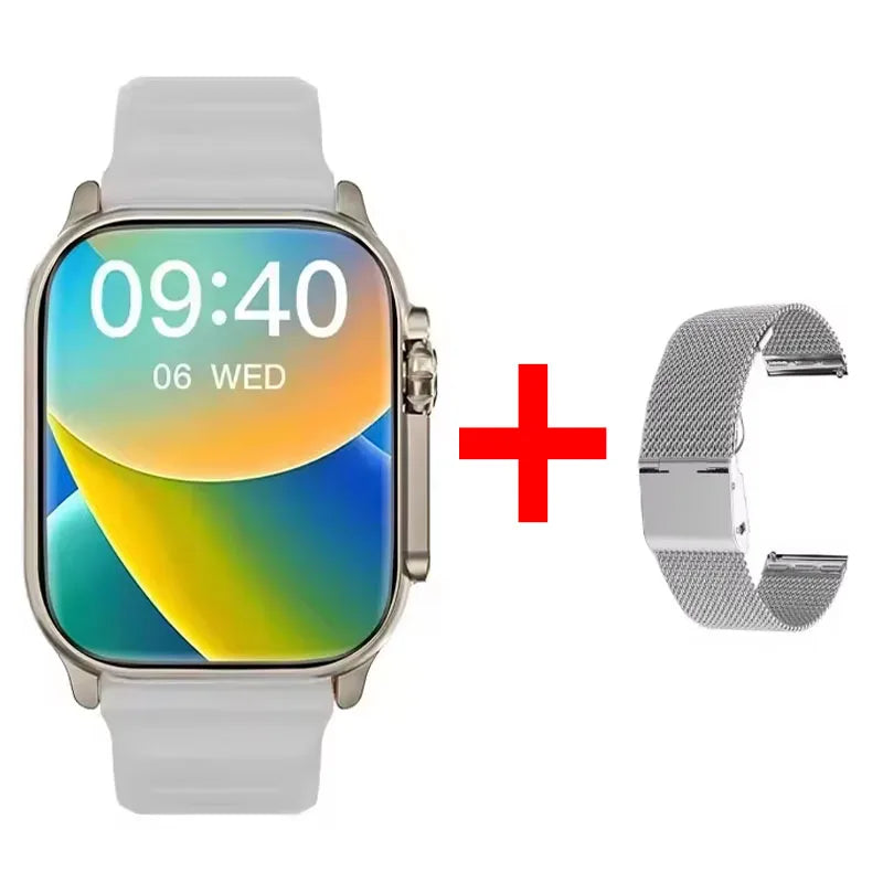 New Watch T900 U2 Smart Watch 49mm 2026 New NFC Men Women GPS Track Bluetooth Call BT Music Games Wireless Charging Smartwatch
