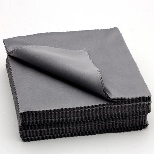 1/20/100/300 pcs/lot Black Microfiber Sunglasses Eyeglasses Cleaning Cloth 13*13cm Glasses Eyewear Clean Lens Cloth Accessories