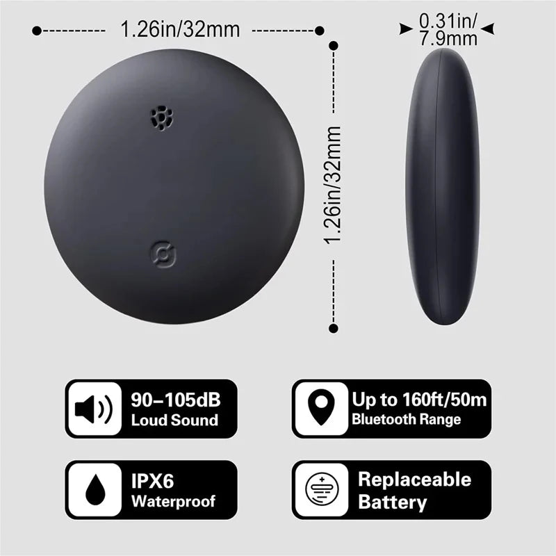 Smart GPS Locator Pet Wallet Suitcase Car Global Positioning Tracking Elderly Kids Anti Getting Lost Finder For iPhone Find My