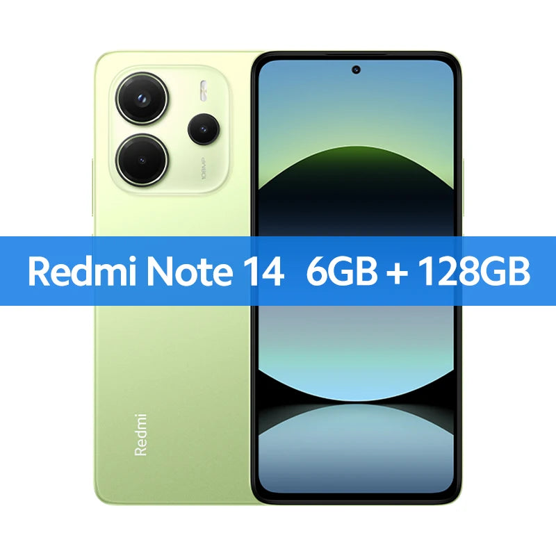 【World Premiere】Global Version Xiaomi Redmi Note 14 MediaTek Helio G99-Ultra Camera 5500mAh 6.67" AMOLED 120Hz Display 108MP A