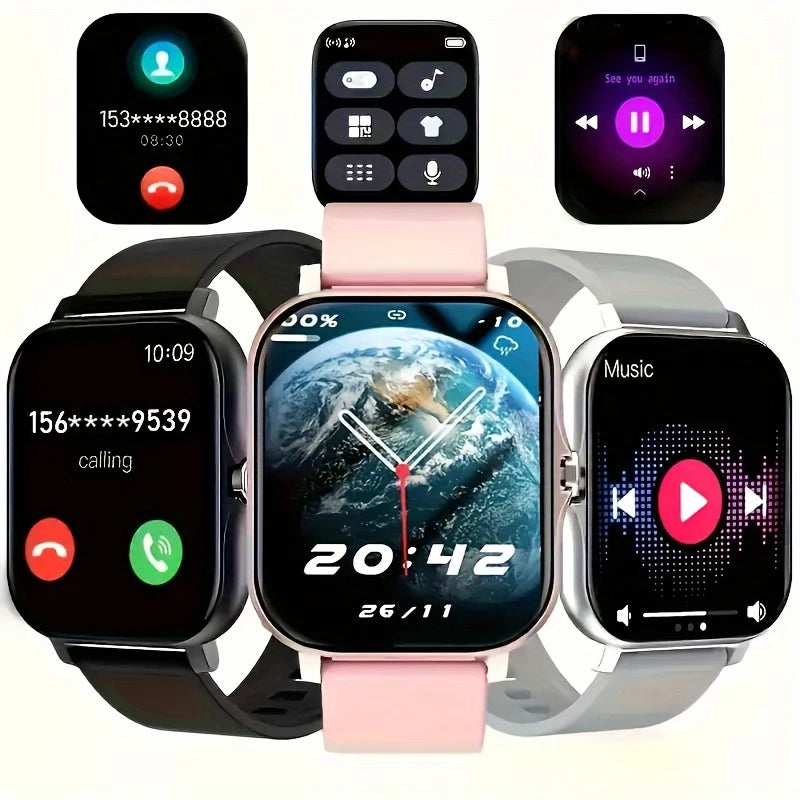 Sports Smartwatch 2026 Color Screen Bluetooth Call Monitoring Men Smart Watch Connect Phone Women Fitness Calories Alarm Clock