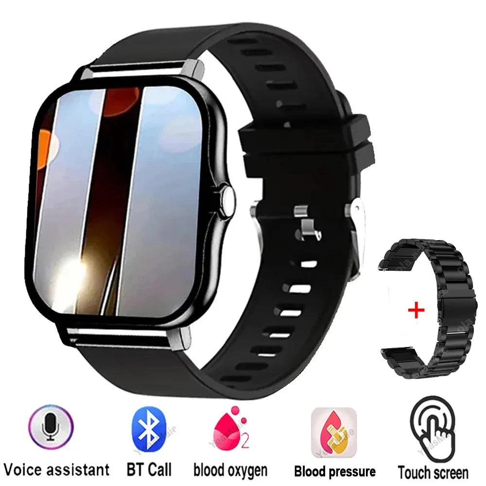 2026 Smart Watch 1.83"Screen Bluetooth Call Heart Rate Blood Oxygen Health Monitor Sports Smartwatch Women Men Holiday Gifts New