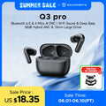 SoundPEATS Q3 pro Wireless Earbuds Active Noise Cancelling Bluetooth V6.0 Earphones with 4 Mic,13mm Driver,Multipoint Connection
