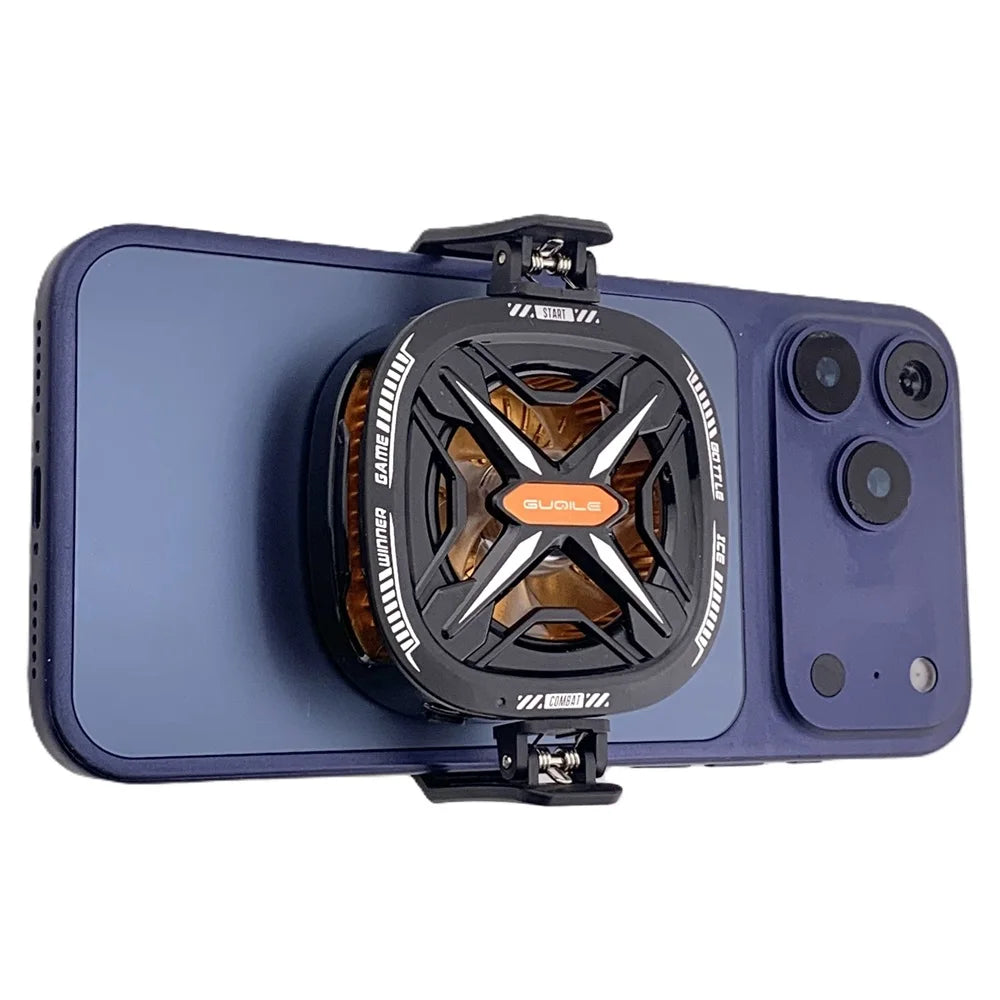 15w Strong Cooling FS05 Semiconductor Mobile Phone Radiator Cooler Fan 10w Digital Display Magnetic Back Clamp