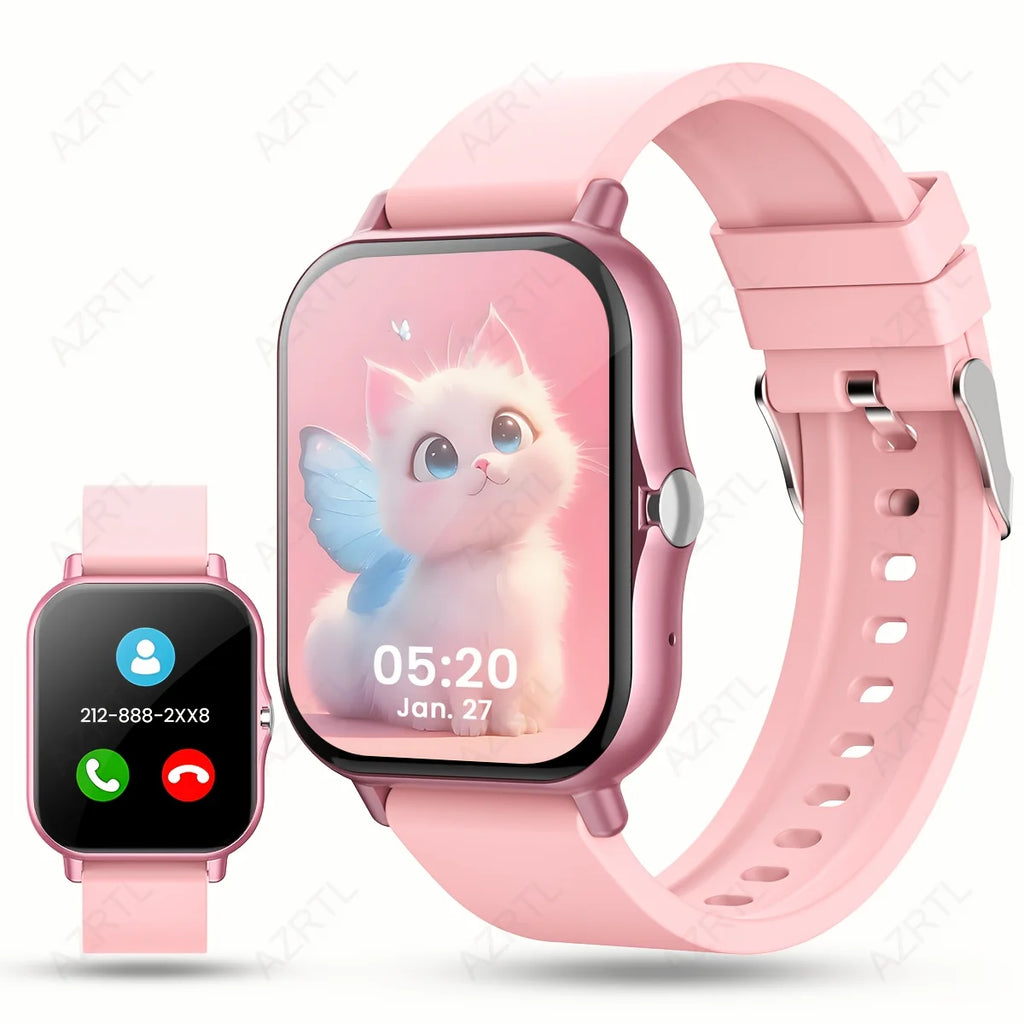 Stylish Fullscreen Touch Smartwatch Suita NotificationsCustomizable Watch FacesWith AnSmartphonesPerfect As A Holiday Gift